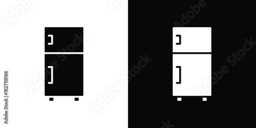 Fridge icons symbol illustration. Vector graphics