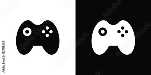 Game controller icons symbol illustration. Vector graphics