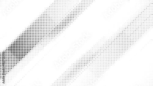 Halftone diagonal texture with dotted gradient blocks forming modern geometric shadows, ideal for minimal backgrounds, tech themes, digital shading, and clean layout design