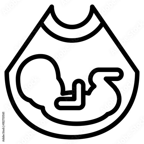 Fetus Ultrasound Icon