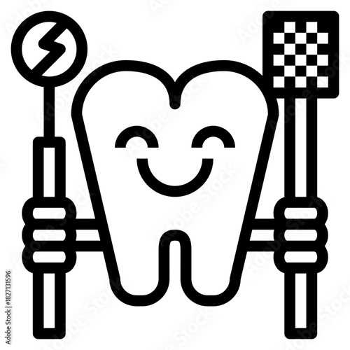 Happy Tooth and Tools
