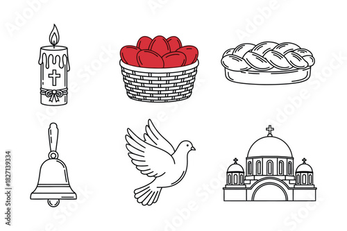 Religious and holiday symbols collection