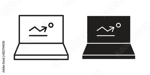 Bounce rate icons design, logo. Symbol illustration set