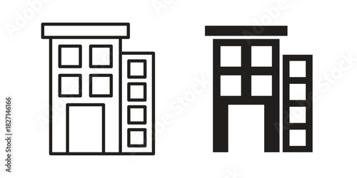 Company icons design, logo. Symbol illustration set