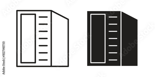 Infrared heat cabin icons design, logo. Symbol illustration set