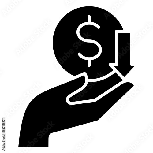 Low Price Glyph Icon