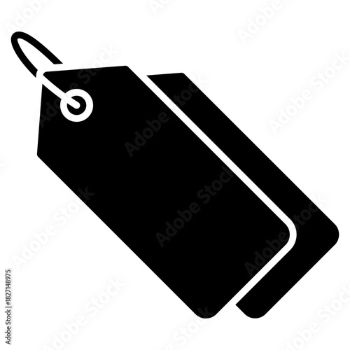 Price Tag Glyph Icon