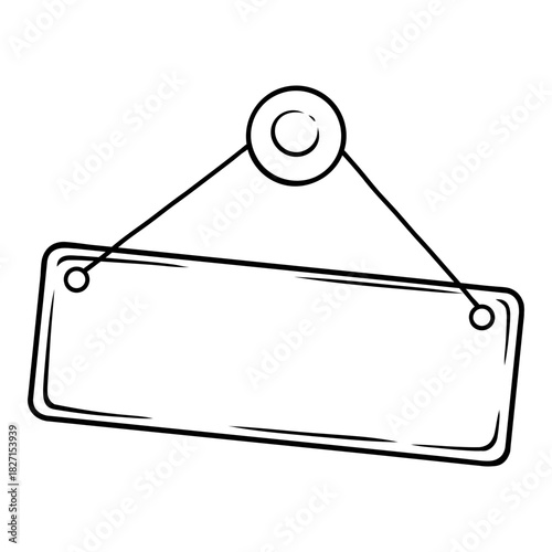 tag label vector line art hand drawn illustration