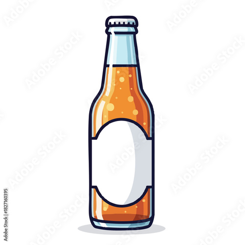 Transparent bottle of kombucha with orange liquid for Dry January challenge  