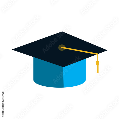 graduation gown icon vector illustration