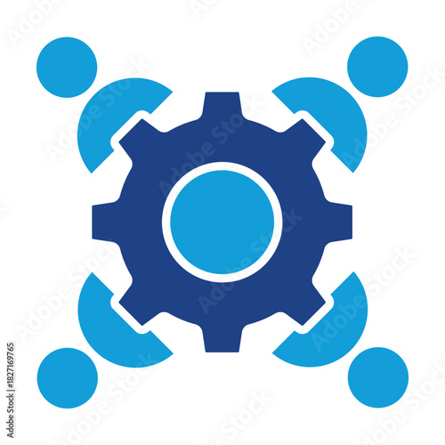 Workplace Culture Dual Tone Icon Element For Design