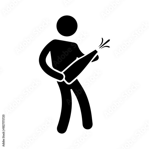 Person with Champagne