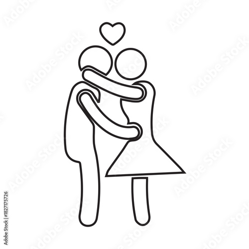Couple Hug Icon