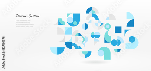 幾何学 抽象 サークル パターン レトロ 背景