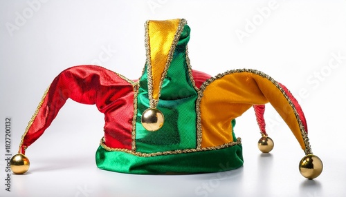 Obraz na płótnie jester hat on white background