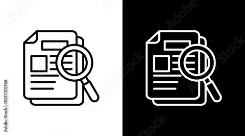 Content Review With Icon Set Design