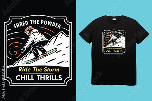 Short sleeved cotton sports t shirt decorated winter snowflakes. Six pointed fluffy snowflakes symbol of winter weather. Comfortable summer clothes. Vector ornament for design of textile and fabric