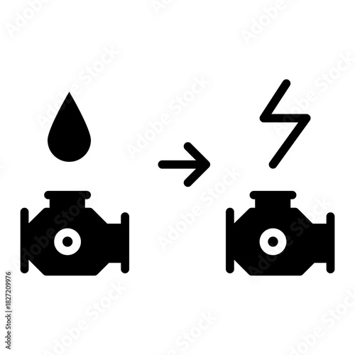 Hybrid engine icon
