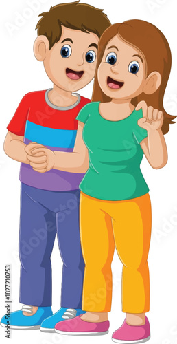 children playing with a ball