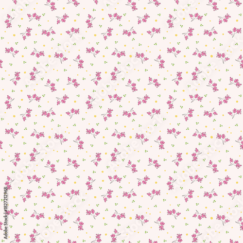 Seamless small flower pattern	
