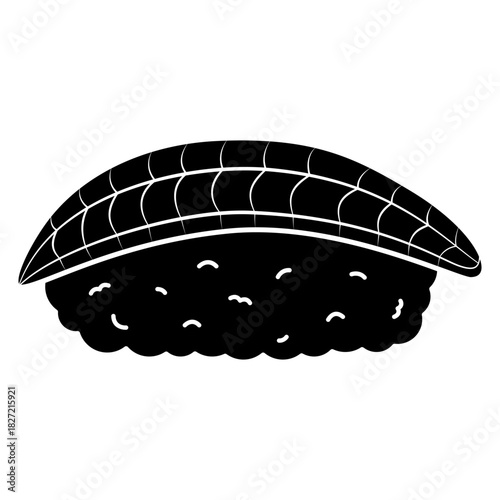 unagi sushi nigiri illustration