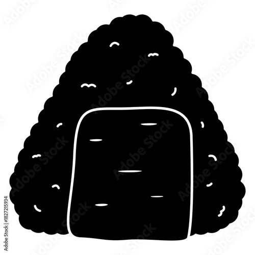 onigiri rice ball illustration