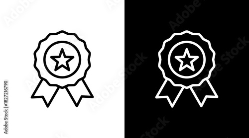 Badge With Icon Set Design