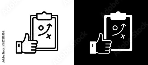 Top Strategies blackwhite icon