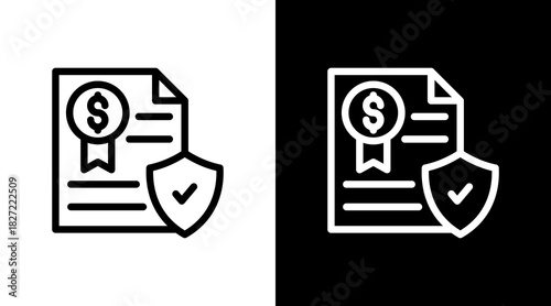 Premium Payment With Icon Set Design