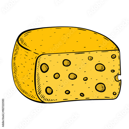 Illustration of cheese