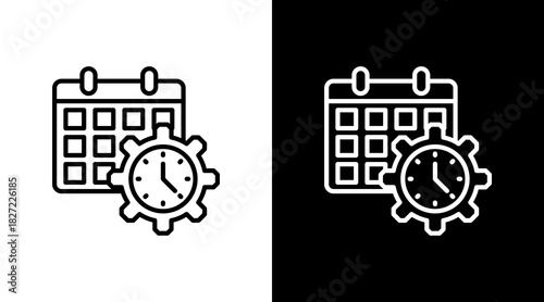 Events With Icon Set Design