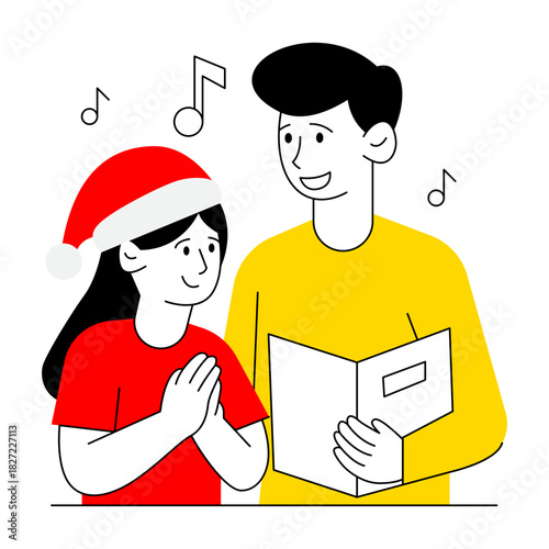 Children Singing Christmas Carols