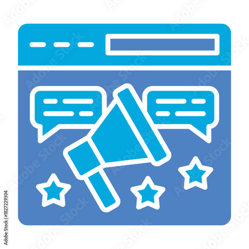 Digital advertising Icon