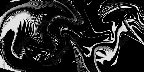 Marble texture white, black color and grunge for design background. ebru aqua paper and silk print. Liquid Marbling black and white effect background. Monochrome abstract style vector bg. 