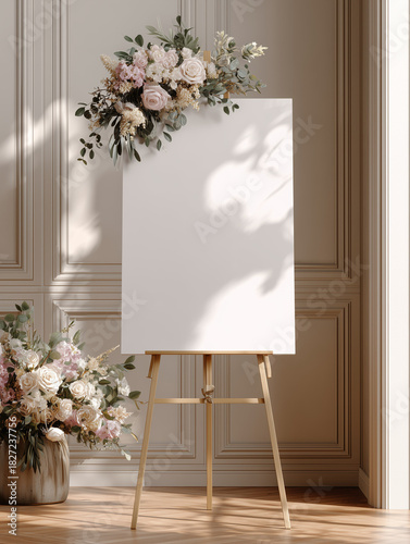 christmas wreath on the window