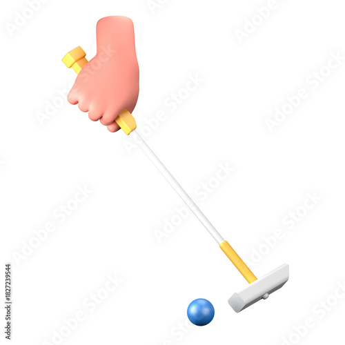 hand holding a yellow paint roller