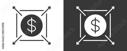 Cost Icon Set Vector Collection Isolated In Black And White