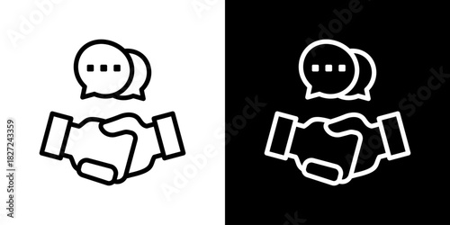 Introduction Icon Vector Illustration. Fresh Line Design Built For Creative Flexibility In Light And Dark Versions.