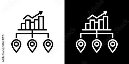 Expansion Icon Vector Illustration. Fresh Line Design Built For Creative Flexibility In Light And Dark Versions.