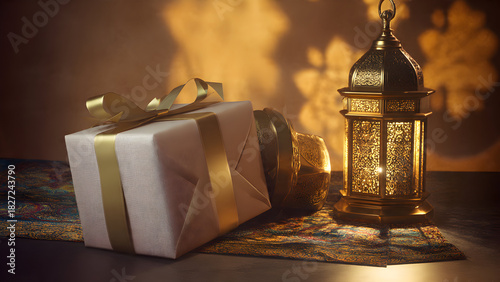 Eid Gift Pack with Traditional Islamic Lantern