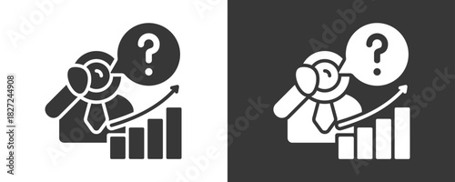Forecast Icon Set Vector Collection Isolated In Black And White
