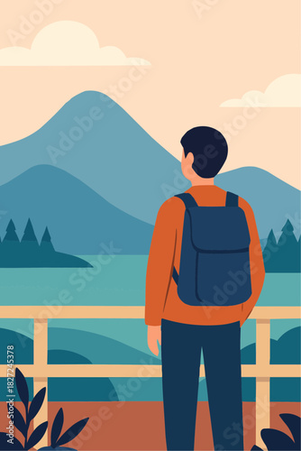 Solo Travel Introvert Vector