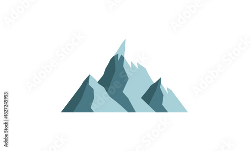 Stunning mountain range peaks, a tranquil alpine scene evoking adventure, minimalism, and nature's beauty for travel, outdoors, and scenic visuals