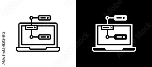 Scramble Data blackwhite icon