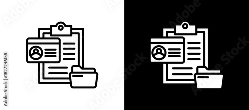 Data Collection blackwhite icon