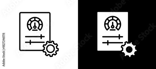 Speed Manager blackwhite icon