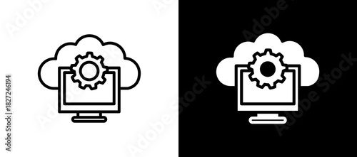 Secure Backup blackwhite icon