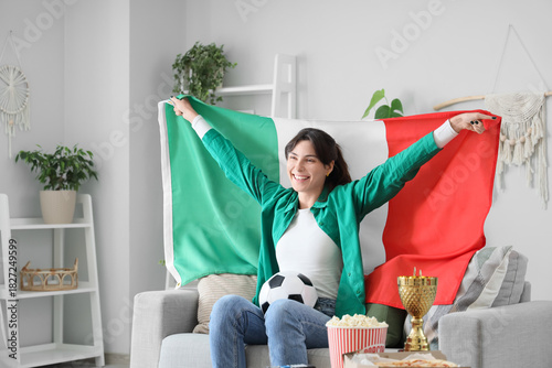 Beautiful young woman with ...