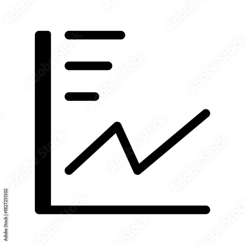 Chart Icon Vector Symbol Design Illustration