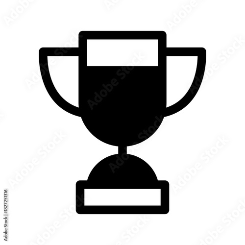 Trophy Icon Vector Symbol Design Illustration